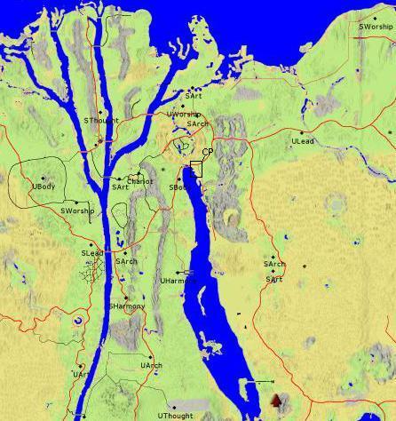 Map of Egypt